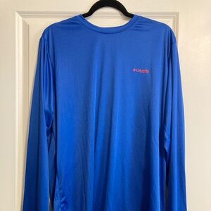 Men’s Columbia Performance Fishing Gear Omni-Shade Sun Protection Size L